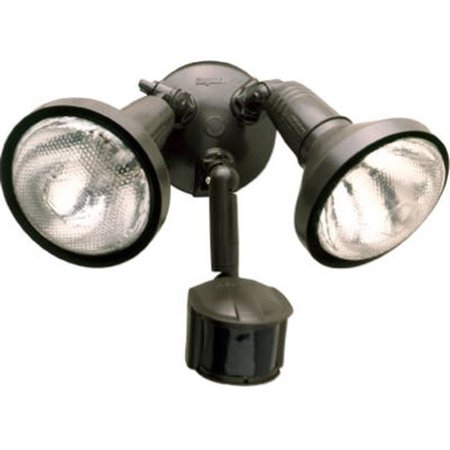 COOPER LIGHTING Cooper Lighting MS185R Bronze Motion Activated Regent Security Flood Light With Cover 765917